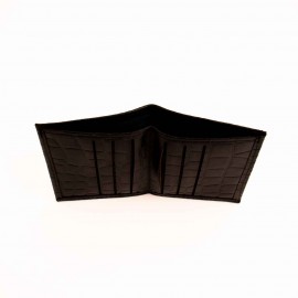 جاکارتی چرم طبیعی طرح کروکودیل مشکی کد 150