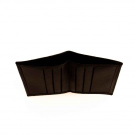 جاکارتی چرم طبیعی طرح فلوتر مشکی کد 151