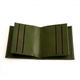 جاکارتی چرم طبیعی طرح پوست ماری پیتون سبز کد 156