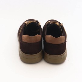 کفش چرم طبیعی مردانه اسپرت طرح تیمبرلند قهوه‌ای