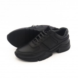 کفش چرم طبیعی مردانه اسپرت مدل آیدین مشکی