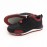 کفش چرم طبیعی مردانه اسپرت مدل ماهان مشکی و قرمز