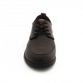 کفش چرم طبیعی مردانه راحتی مدل ارشیا قهوه‌ای arshia