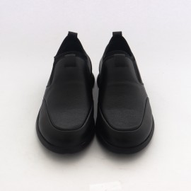 کفش چرم طبیعی مردانه راحتی مدل آرشام مشکی arsham