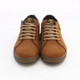 کفش چرم طبیعی مردانه اسپرت طرح تیمبرلند عسلی