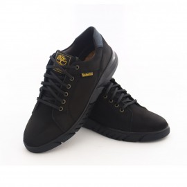 کفش چرم طبیعی مردانه اسپرت طرح تیمبرلند مشکی