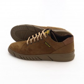 کفش چرم طبیعی مردانه اسپرت طرح تیمبرلند خاکی