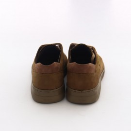 کفش چرم طبیعی مردانه اسپرت طرح تیمبرلند خاکی