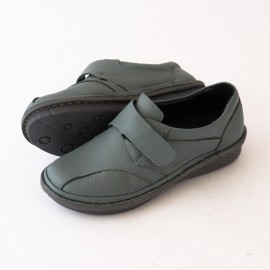 کفش طبی چرم طبیعی زنانه راحتی مدل آنجل کد 424 طوسی Angel