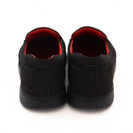 کفش چرم طبیعی مردانه راحتی مدل آبتین مشکی abtin 