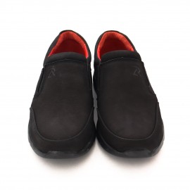 کفش چرم طبیعی مردانه راحتی مدل آبتین مشکی abtin 