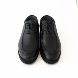 کفش چرم طبیعی مردانه مجلسی مدل برسام مشکی barsam