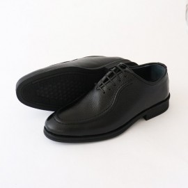 کفش چرم طبیعی مردانه مجلسی مدل برسام مشکی barsam