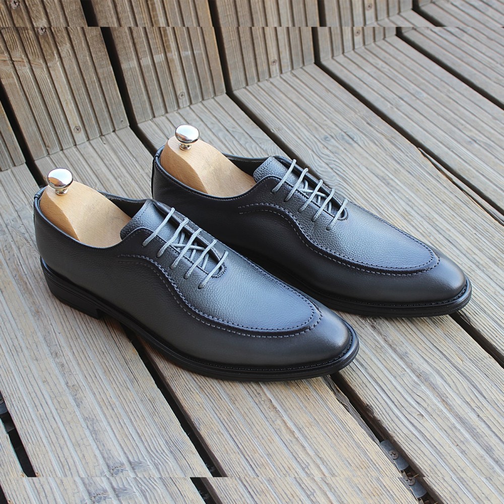 کفش چرم طبیعی مردانه مجلسی مدل مازیار طوسی mazyar