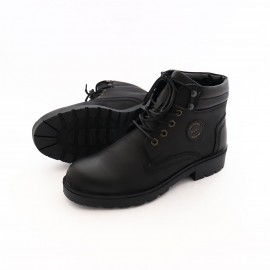 نیم بوت چرم طبیعی مردانه مدل فرید مشکی farid