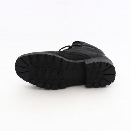 نیم بوت چرم طبیعی مردانه مدل فرید مشکی farid