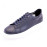 کفش ونس مردانه تمام چرم طبیعی سرمه‌ای کد 201 | استایل شیک و راحت با زیره سفید