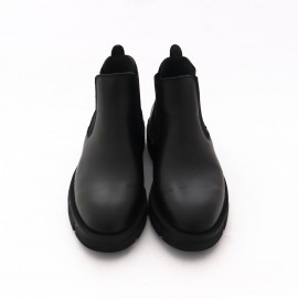 نیم بوت چرم طبیعی مردانه مدل ایاز مشکی ayaz