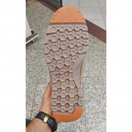 کفش چرم طبیعی نبوک مردانه تابستانی مدل فرهود مشکی