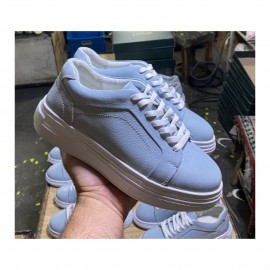 کفش چرم طبیعی اسپورت مدل اونیکس ونس آبی  روشن یخی onyx