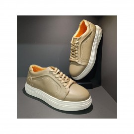 کفش چرم طبیعی اسپورت مدل اونیکس ونس کرمی onyx