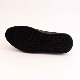 کفش چرم طبیعی مردانه راحتی مدل الوند مشکی بنددار alvand