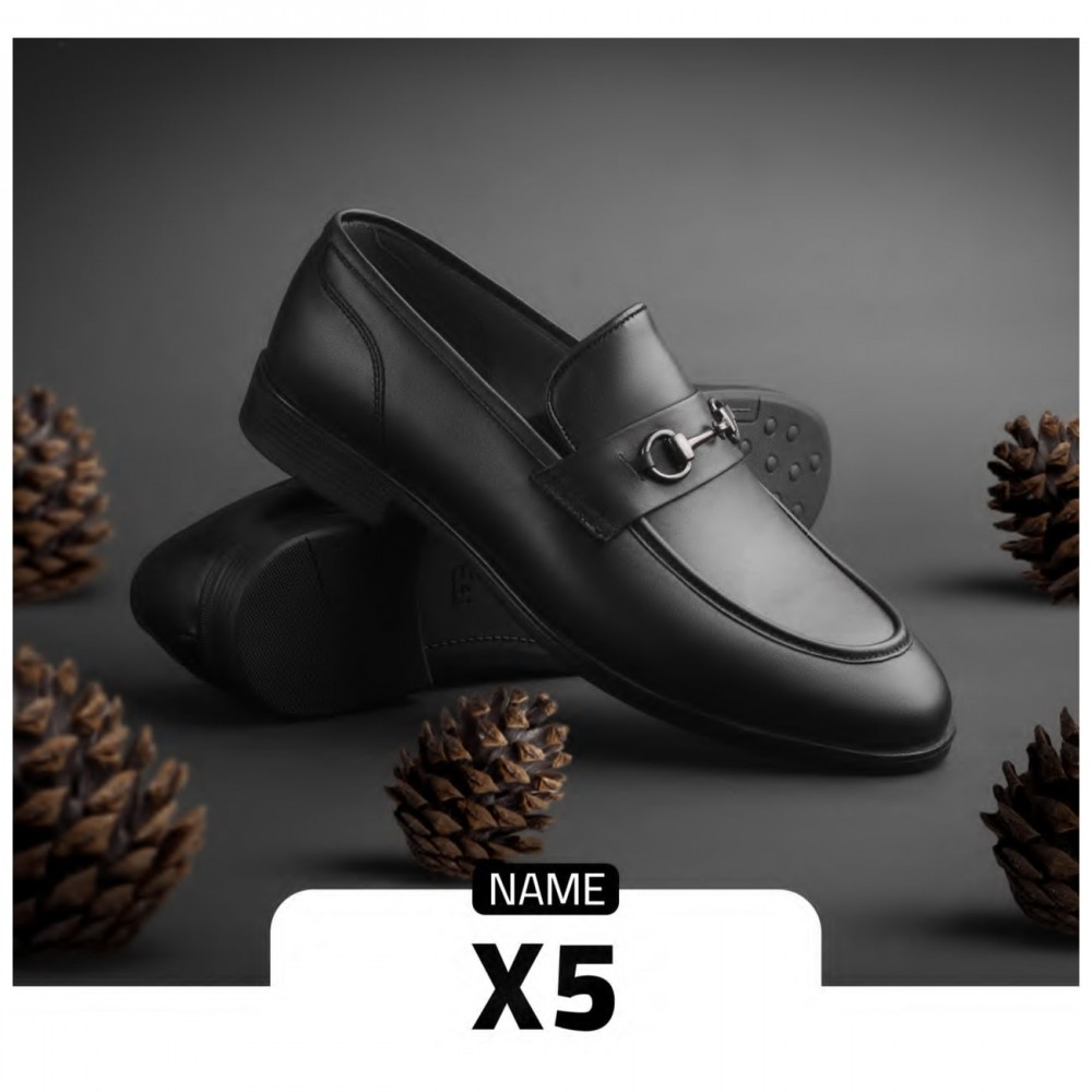 کفش چرم طبیعی مردانه کالج مدل X5