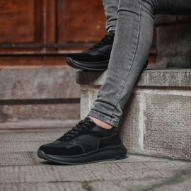 کفش چرم طبیعی مردانه اسپرت مدل بی پنجاه مشکی B50