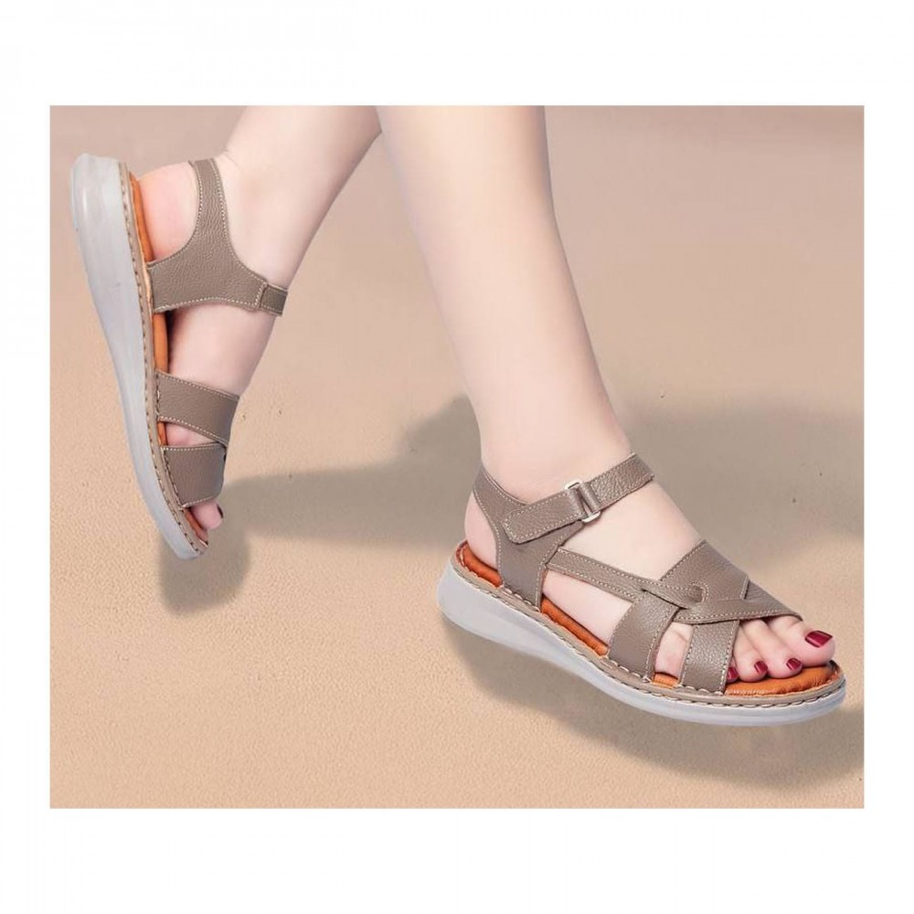 کفش طبی چرم طبیعی زنانه تابستانی مدل کلارک دوزی پونه ویزون pooneh