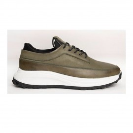 کفش چرم طبیعی مردانه اسپرت مدل یوز سبز Use