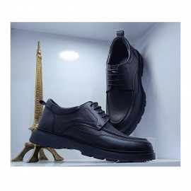 کفش چرم طبیعی مردانه مجلسی مدل بریشکا مشکی berishka