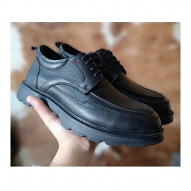 کفش چرم طبیعی مردانه مجلسی مدل بریشکا مشکی berishka