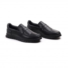 کفش چرم طبیعی مردانه مجلسی مدل کالج کا 500 کارناوال مشکیK500