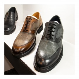 کفش چرم طبیعی مردانه مجلسی مدل زد 100 مشکی z100