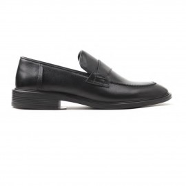 کفش چرم طبیعی مردانه مجلسی مدل زد 90 مشکی z90