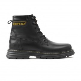 نیم بوت چرم طبیعی مردانه مدل کترپیلار مشکی caterpillar