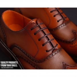 کفش چرم طبیعی مردانه مجلسی مدل زد 1 هشترک عسلی Z1