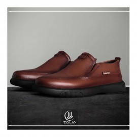 کفش چرم طبیعی مردانه مدل سی 1 عسلی C1