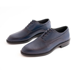 کفش چرم طبیعی مردانه مجلسی مدل زد 50 سرمه ای Z50