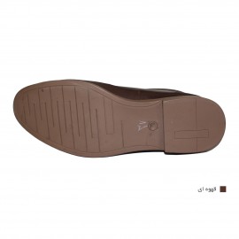 نیم بوت زنانه چرم طبیعی قهوه‌ای مدل رونیکا