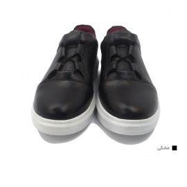  کفش اسپورت چرم طبیعی زنانه مدل مارین مشکی Marian