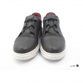  کفش اسپورت چرم طبیعی زنانه مدل مارین طوسی Marian