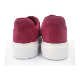 کفش اسپورت چرم طبیعی زنانه مدل مارین صورتی Marian