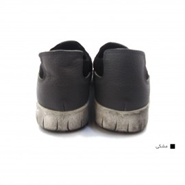 زنانه چرم طبیعی مشکی مدل مارین