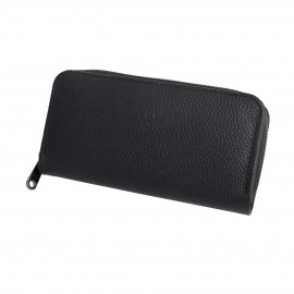 کیف پول چرم طبیعی مشکی