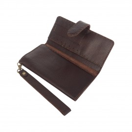 کیف پول چرم طبیعی دستدوز