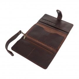 کیف پول چرم طبیعی دستدوز