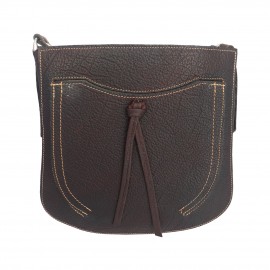 کیف چرم طبیعی زنانه دستدوز دوشی