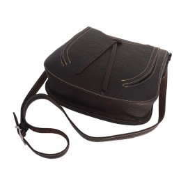 کیف چرم طبیعی زنانه دستدوز دوشی