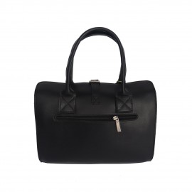 کیف چرم طبیعی زنانه دستی و دوشی صندوقی مشکی